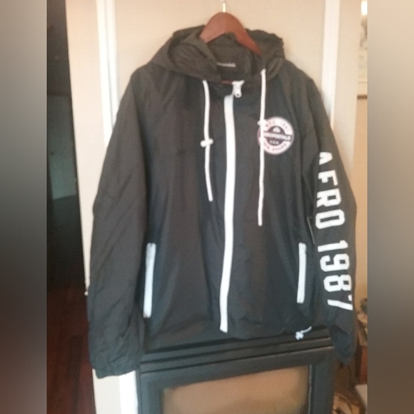 Aeropostale Full Zip Windbreaker Jacket Men's Size Large NWT - Picture 5 of 10
